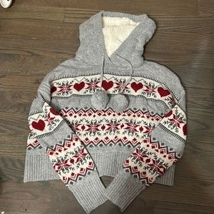 Long sleeve winter hoodie